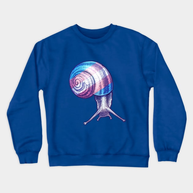 Trans Snail Crewneck Sweatshirt by Merdet